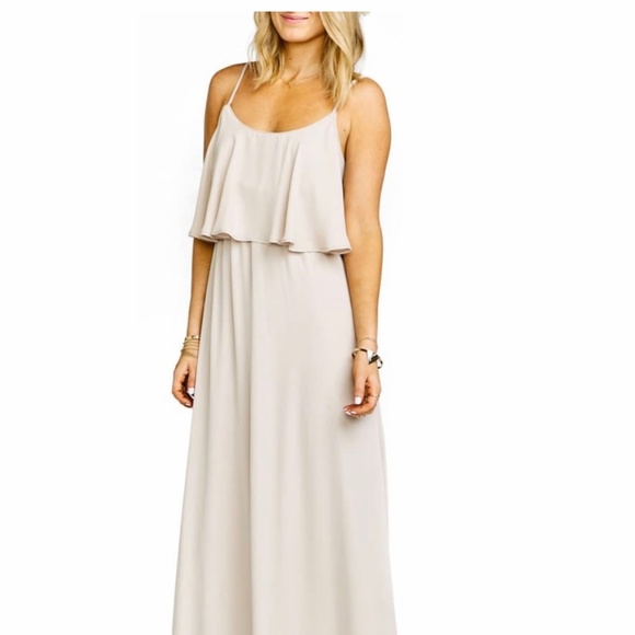 Show Me Your MuMu Caitlin Chiffon Bridesmaid Dress - Picture 1 of 7